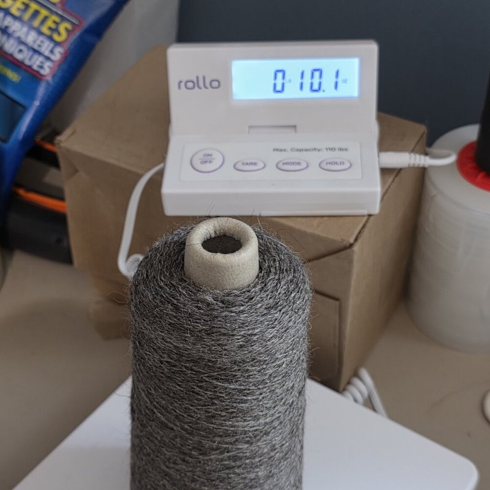 Vintage Mohair Wool Yarn Thread Cone Spool BROWN and skein Euroflax LINEN Thread - Picture 15 of 16